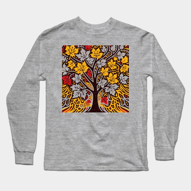 Autumn Tree Long Sleeve T-Shirt by JSnipe